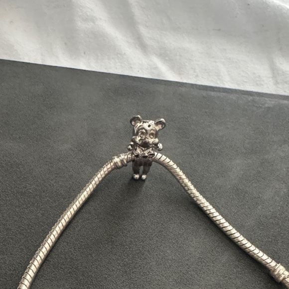Pandora Silver Bracelet with Bear Charm - Picture 2 of 4